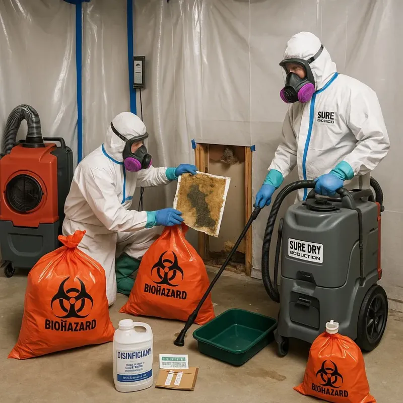 Contaminated Water Handling Protocols process in Killdeer, ND