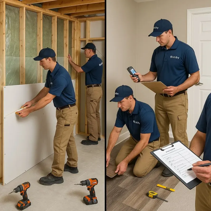 Repairs and Reconstruction process in Killdeer, ND